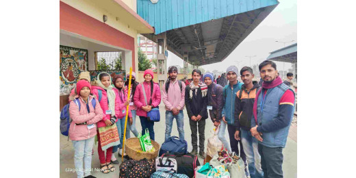 शैक्षणिक परिभ्रमण के लिए लखीसराय स्काउट-गाइड की टीम नेपाल रवाना